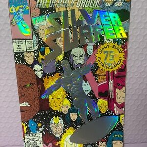 Marvel Silver Surfer Comic with Holographic Cover